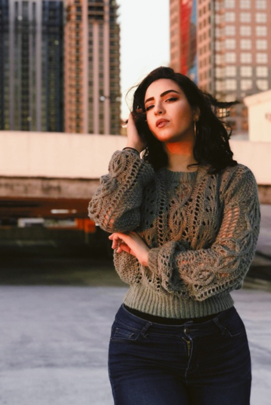 Giovanna Dasso at golden hour